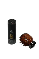 Portable Mabkhara with Hair Brush (B-20)- Large - Image 4